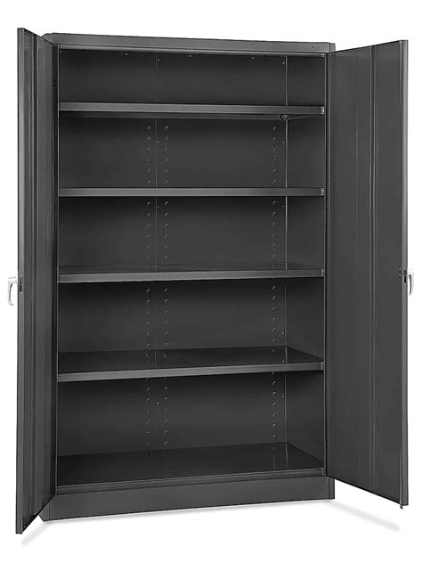 heavy duty storage steel cabinet easy assembly 48x24x78 black|48w 24d 78h storage cabinet.